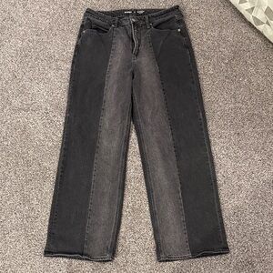 Old Navy Black Sky Hi Wide Leg Jeans 🖤